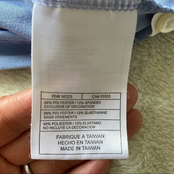 NIKE Golf Fit Dry gold shirt in periwinkle medium - Picture 5 of 8